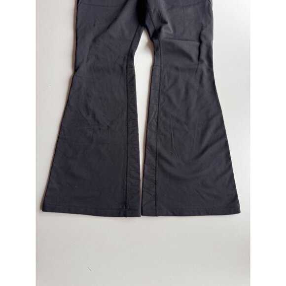 ATHLETA Peak Hybrid Fleece Black Brushed Flared Boot Cut Pants, Size S - Picture 7 of 16